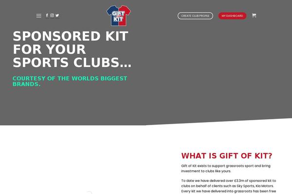 WordPress website example screenshot