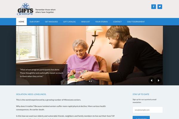 Outreach Pro theme site design template sample