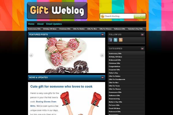 giftweblog.com site used Gifttheme