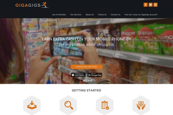 gigagigs.com site used Gigagigs