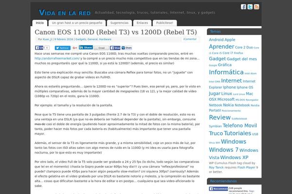 WordPress website example screenshot
