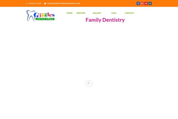 WordPress website example screenshot