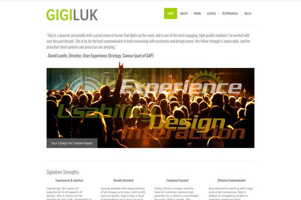 Bigbang theme site design template sample