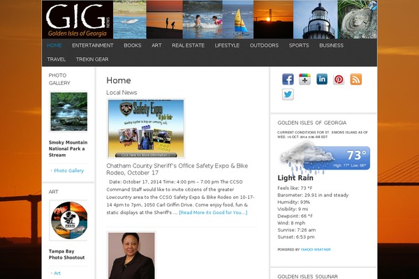 WordPress website example screenshot