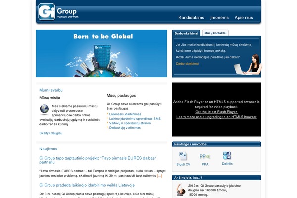 gigroup.lt site used Gi-group