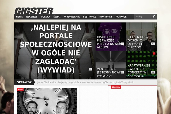 gigster.pl site used Hottopix_wp_1.0.4