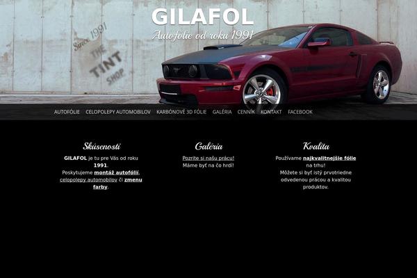 gilafol.sk site used Gilafol