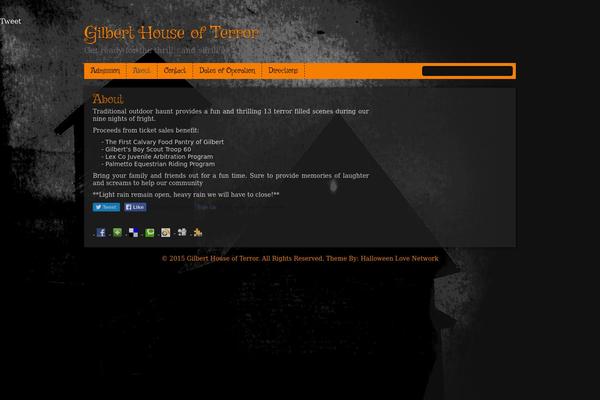 gilberthouseofterror.com site used Haunted-house