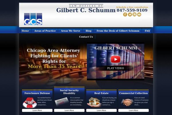gilbertschumm.com site used Twenty Thirteen