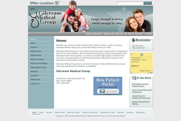 gilcreasemedicalgroup.com site used Gilcrease
