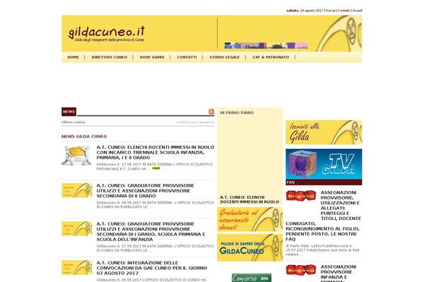gildacuneo.it site used Gildacuneo