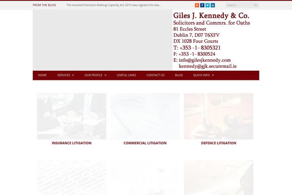 WordPress website example screenshot