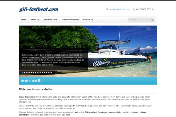 gili-fastboat.com site used Simple