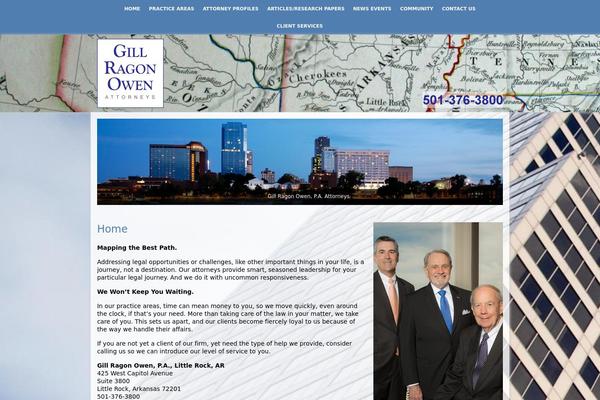 gill-law.com site used Headway