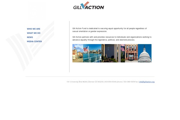 gillaction.org site used Bones-standard