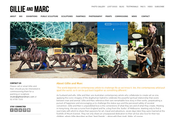 gillieandmarc.com site used Authorselvi-theme