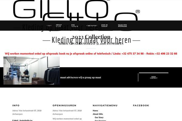 Audrey theme site design template sample