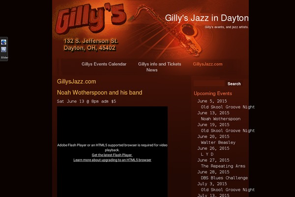 gillysjazz.com site used Grunge Music