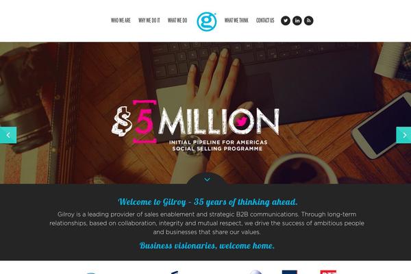 gilroy theme websites examples