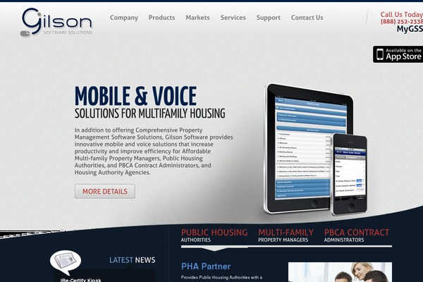 gilsonsoftware.com site used Gilson