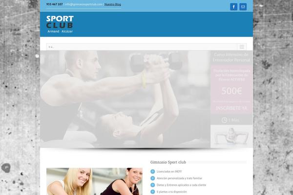 Avada theme site design template sample