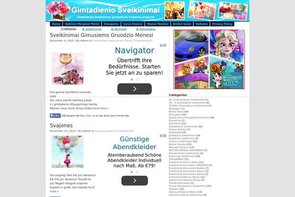 gimtadieniosveikinimai.com site used Super-adsense-celeb