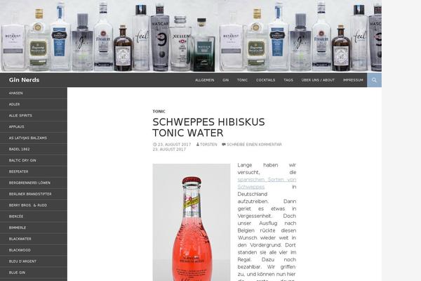 gin-nerds.de site used Ginnerds