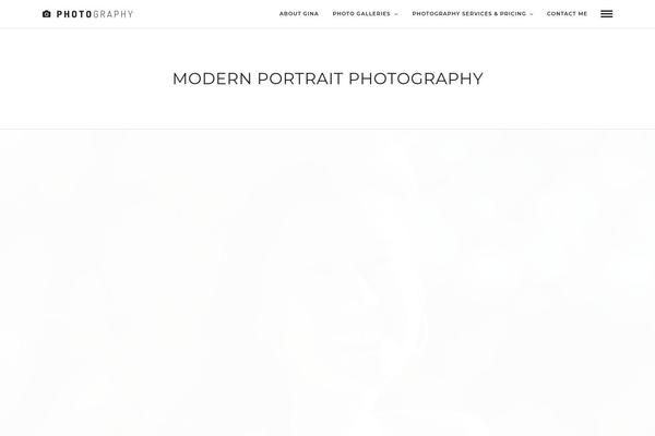 Photography theme site design template sample