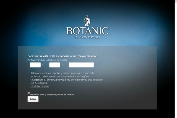 ginbotanic.com site used Botanic