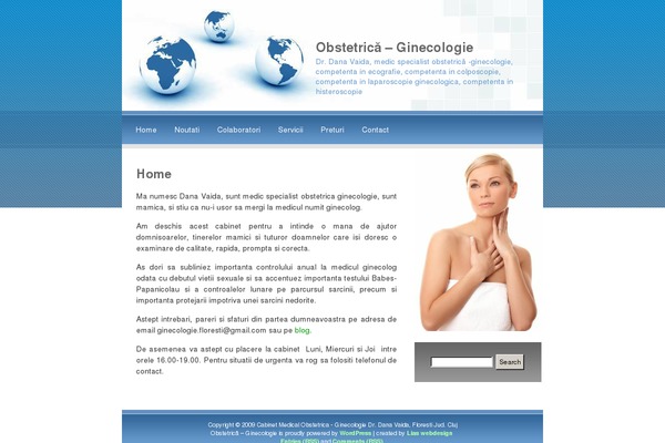 LiasBlueWorld theme site design template sample