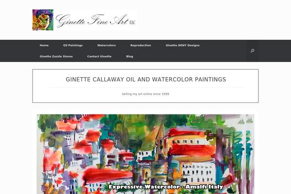 ginettefineart.com site used Vantage