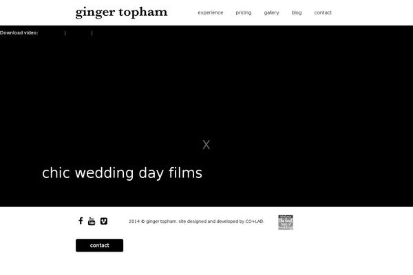 gingertopham.com site used Ginger-topham