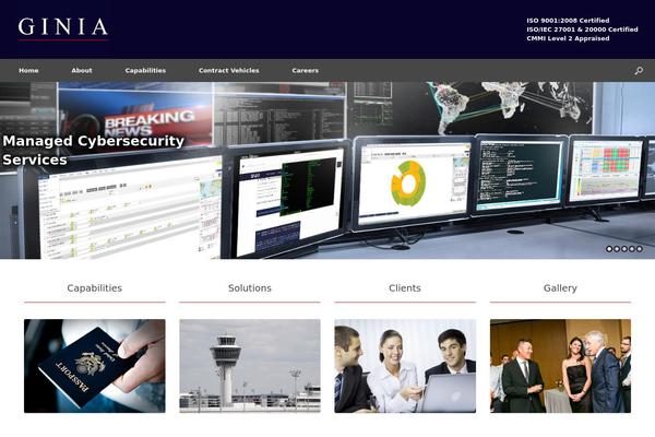 Vantage theme site design template sample