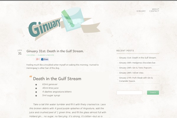 ginuary.com site used Thecotton