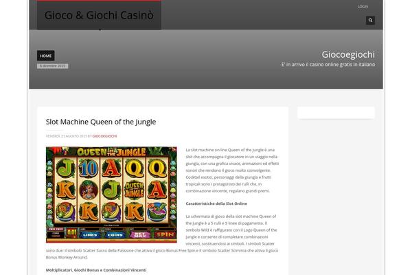 WordPress website example screenshot