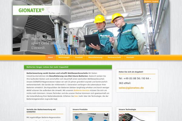 gionatex.eu site used Gionatex