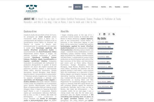 WordPress website example screenshot