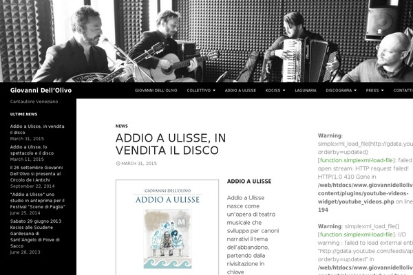 Twenty Fourteen theme site design template sample