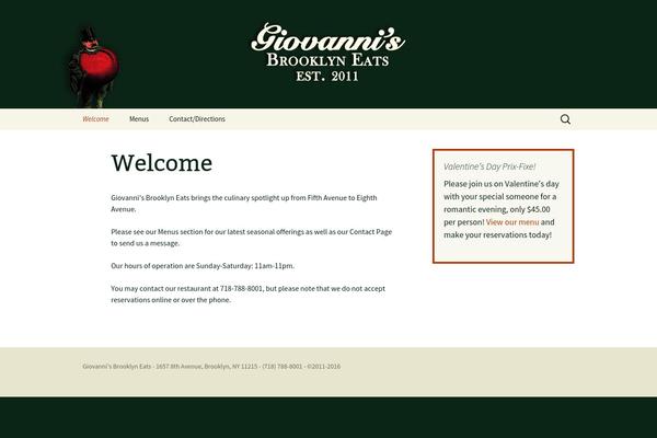 Twenty Thirteen theme site design template sample
