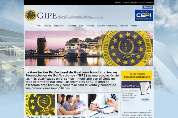 gipe.es site used Gipetheme