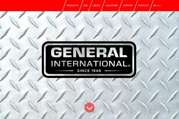 General theme site design template sample