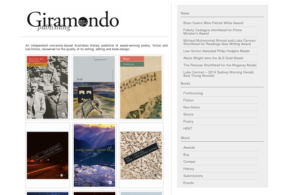 Typograph theme site design template sample