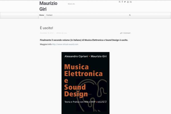 WordPress website example screenshot