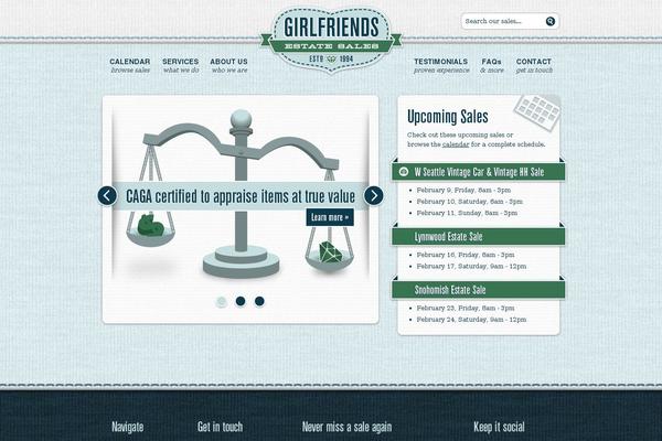 girlfriendsestatesales.com site used Girlfriends