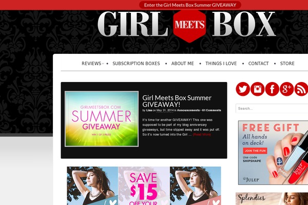 girlmeetsbox.com site used Gmb
