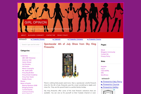 girlopinion.com site used Red Light