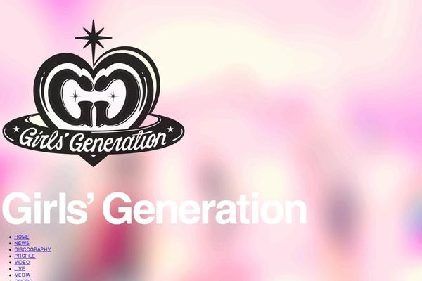 girls-generation.jp site used 4ever1