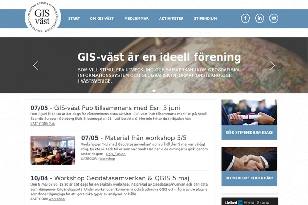 gisvast.se site used Gisvast_theme