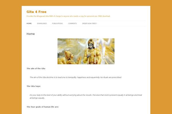Twenty Twelve theme site design template sample