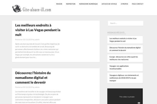 gite-alsace-ill.com site used Clean Bloggist